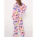 Howdy Holidays Cowboy Boot Satin Pajama Set For Women