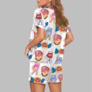 Ice Cream Baseball Batting Glove Pajama Set