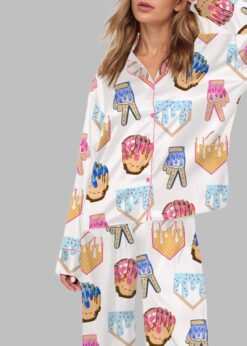Ice Cream Baseball Pajama Set