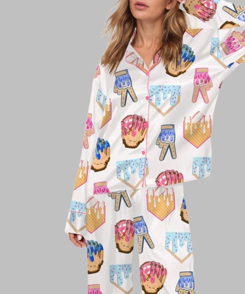 Ice Cream Baseball Pajama Set