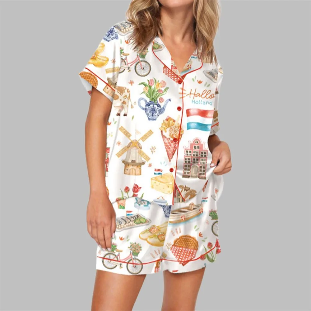 In Love With Holland Pajama Set For Women