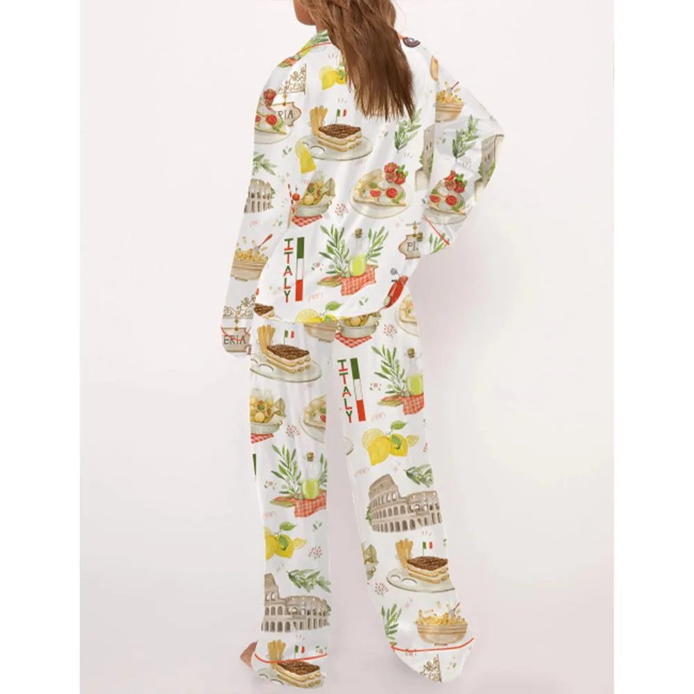 In Love With Italy Pajama Set For Women - Image 3