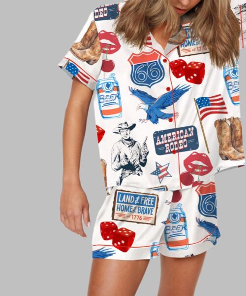 Independence Day Western Pajama Set