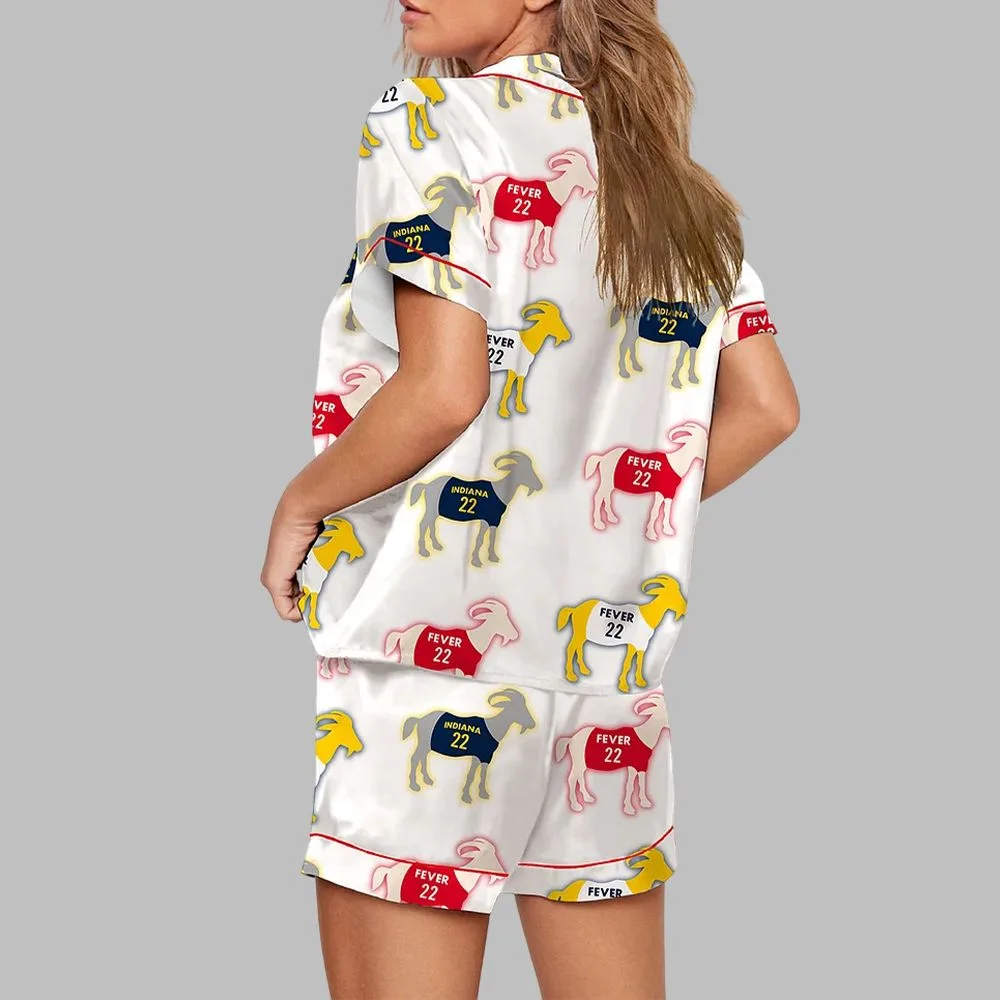 Fever Goat Print Pajama Set - Image 3