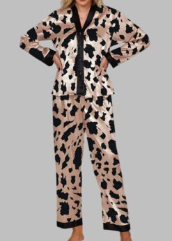Irregular Graphic Pajama Set