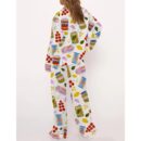 Italian Food Satin Pajama Set For Women