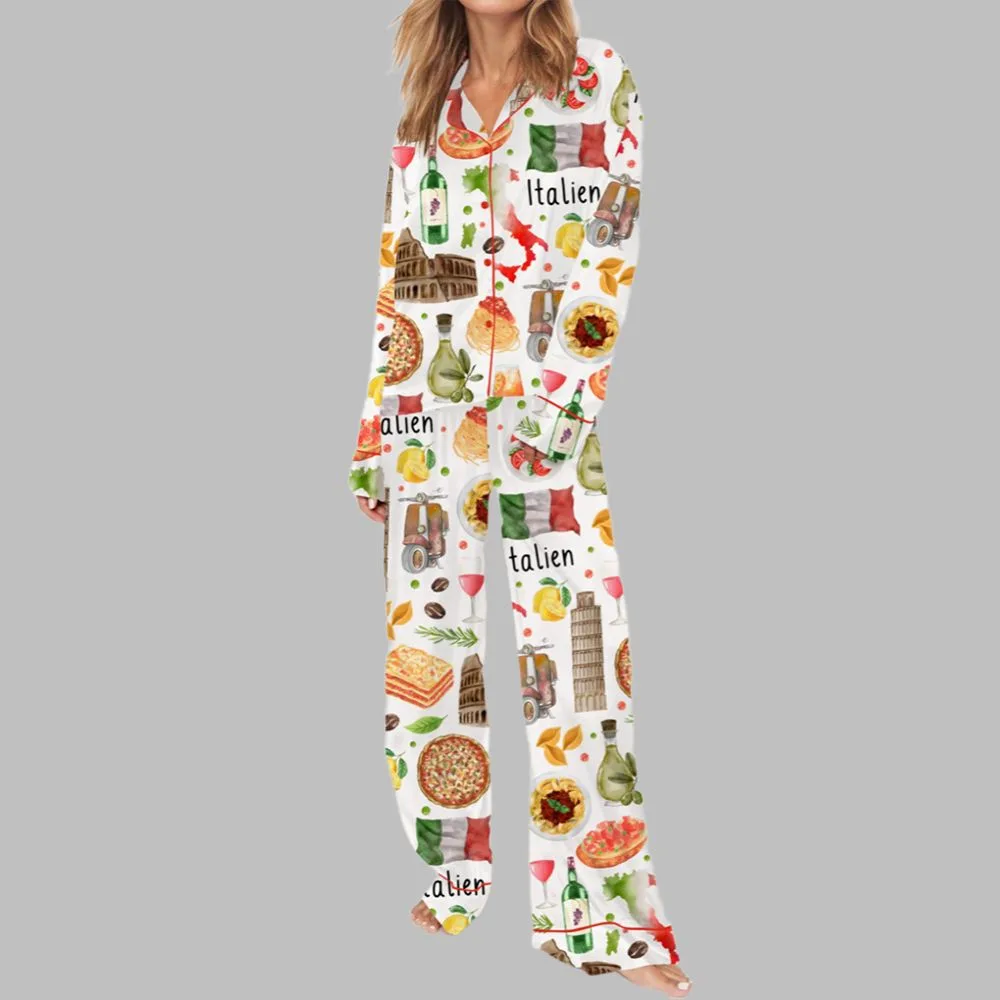 Italy Pajama Set For Women - Image 3
