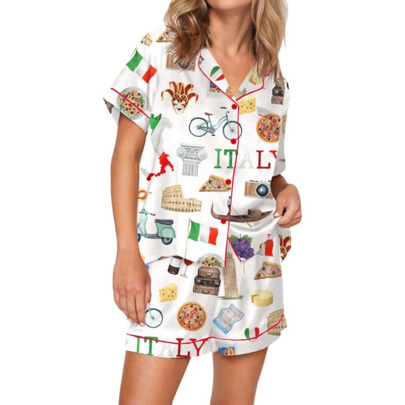 Italy Roma Travel Pajama Set - Image 2
