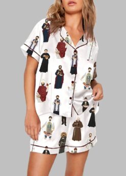 Jesus God Short Sleeve Pajama Set