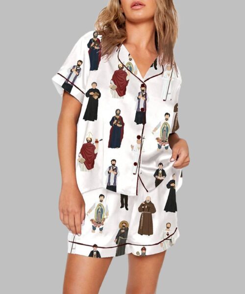 Jesus God Short Sleeve Pajama Set