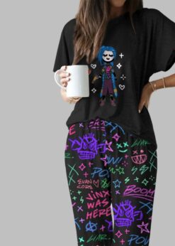 Jinx Girl Casual Pajama Set