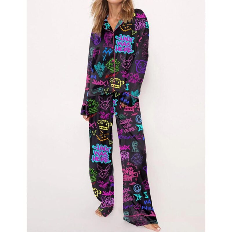 Jinx Graffiti Pajama Set For Women - Image 2