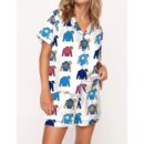 Jockey Racing Silks Satin Pajama Set For Women