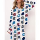 Jockey Racing Silks Satin Pajama Set For Women