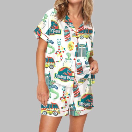 Jurassic Dinosaur Park Pajama Set - Image 2
