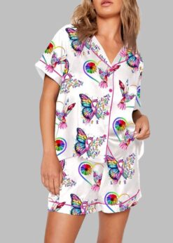 We Believe In Miracles Right Cancer In All Colors Pajama Set