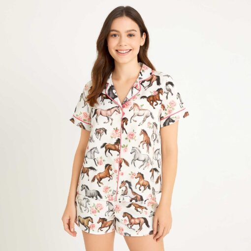 Kentucky Derby 151st Run For The Roses Pajama Set For Women - Image 2