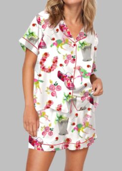 Kentucky Derby Rose Pajama Set