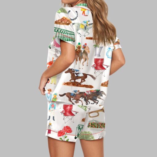 Kentucky Derby Watercolor Pajama Set - Image 3