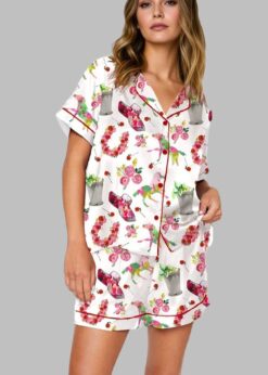 Kentucky Derby Western Horse Pattern Pajama Set