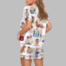 King of the Hill Cartoon Print Pajama Set