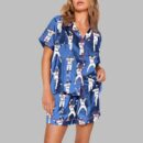 LA Dodgers Baseball Pajama Set