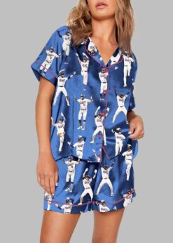 LA Dodgers Baseball Pajama Set