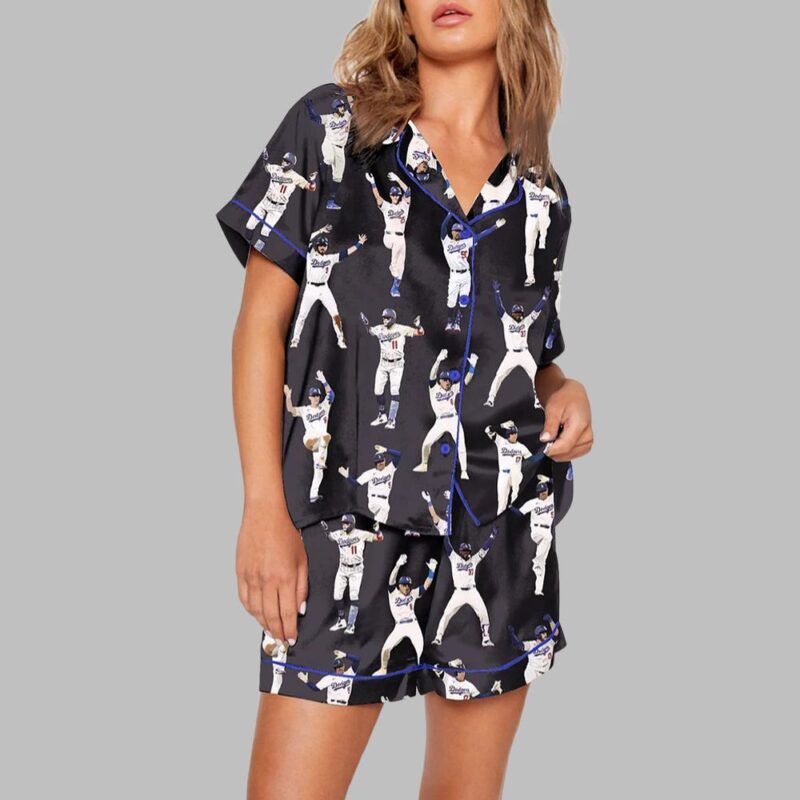 LA Dodgers Baseball Pajama Set - Image 2