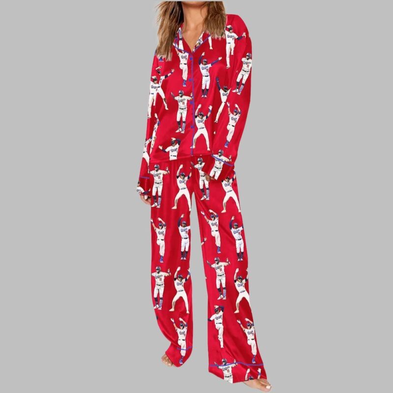 LA Dodgers Baseball Pajama Set - Image 5