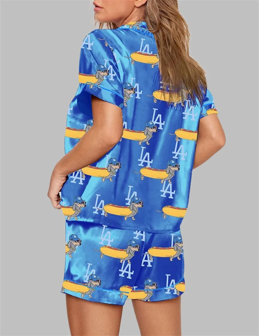 LA Dodgers Dogs Pajama Set - Image 2