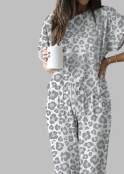 Leopard Casual Pajama Set