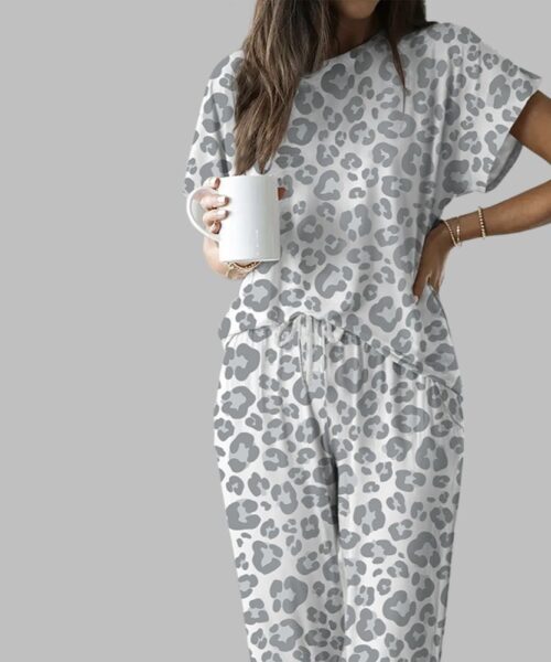 Leopard Casual Pajama Set