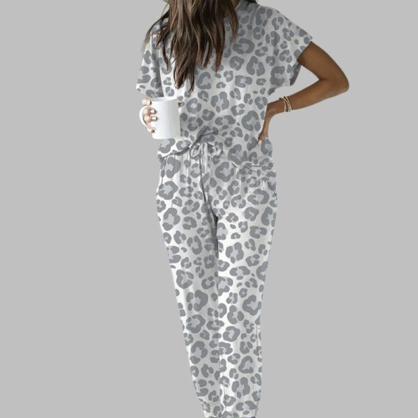 Leopard Casual Pajama Set - Image 2
