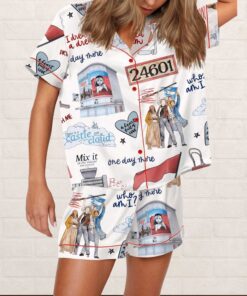 Les Miserables The Musical Silky Satin Pajama Set