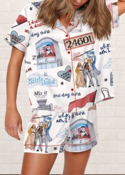 Les Miserables The Musical Silky Satin Pajama Set