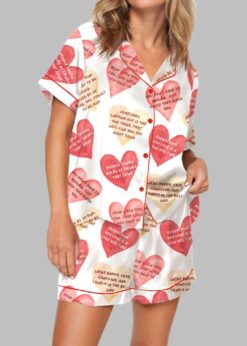Life Lessons With Lyrics Pajama Set For Women