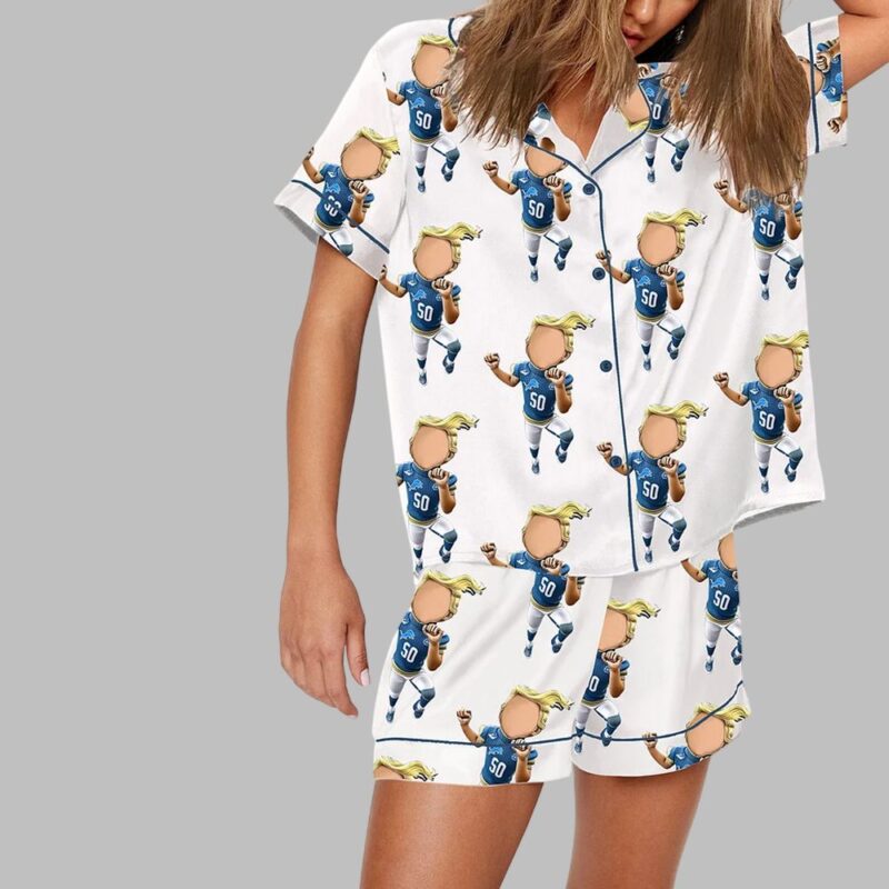 Lions Football MAGA Pajama Set - Image 2