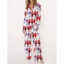 Liz Tomforde Windy City Series Satin Pajama Set For Women