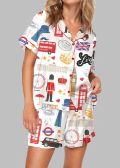 London England Pajama Set For Women