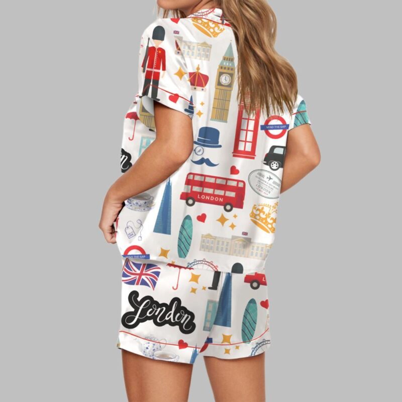 London England Pajama Set For Women - Image 2