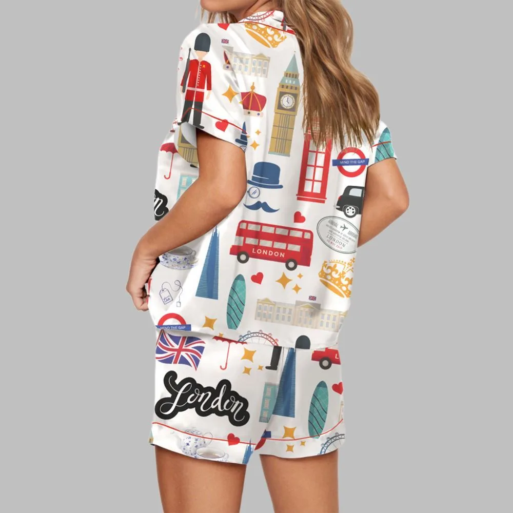 London England Pajama Set For Women - Image 2