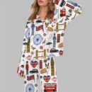 London Travel Pajama Set For Women