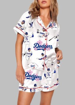 Los Dodgers GrandSlam Print Pajama Set