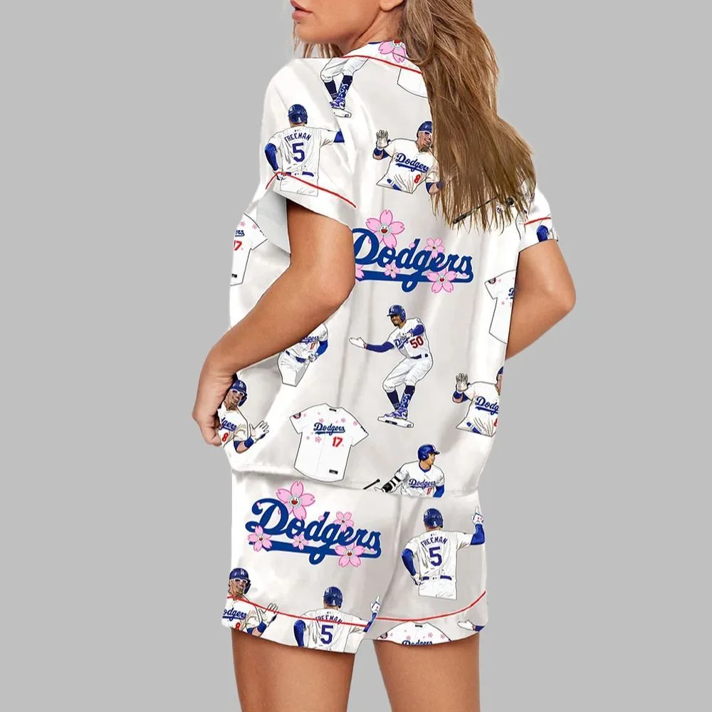 Los Dodgers GrandSlam Print Pajama Set - Image 2