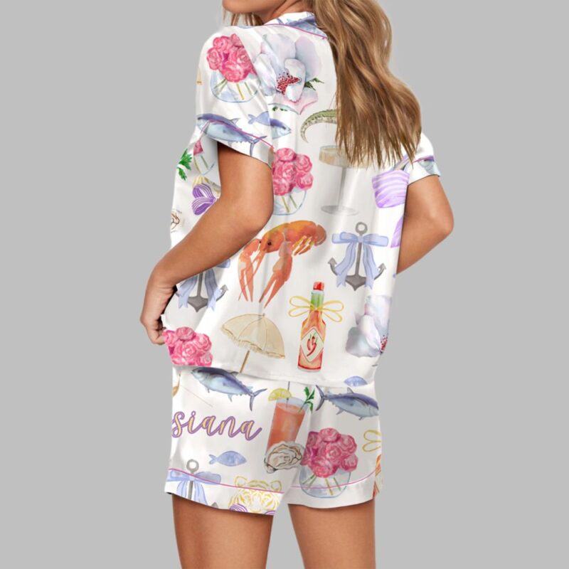 Louisiana Preppy Girl Pajama Set - Image 3