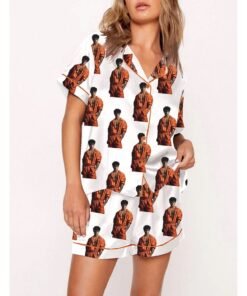 Luigi Mangione Print Pajama Set