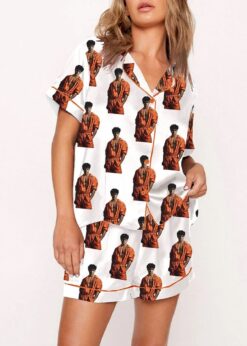 Luigi Mangione Print Pajama Set