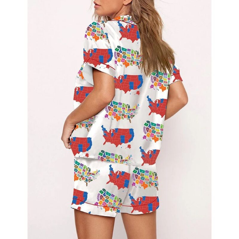 MAGA American Map Art Print Pajama Set - Image 2