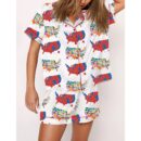 MAGA American Map Art Print Pajama Set