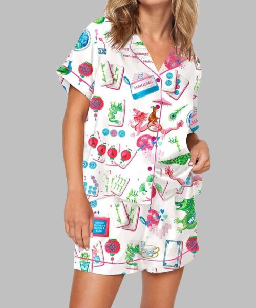Mahjong Party Pajama Set